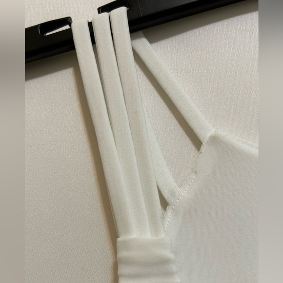 White House Black Market Women’s White Dress with lining. Size Small - Picture 7 of 9